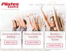 Tablet Screenshot of pilatescentre.ie
